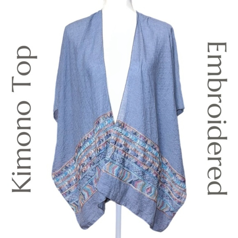 Kimono‎ - Embroidered - Source Unknown - One Size Fits Most